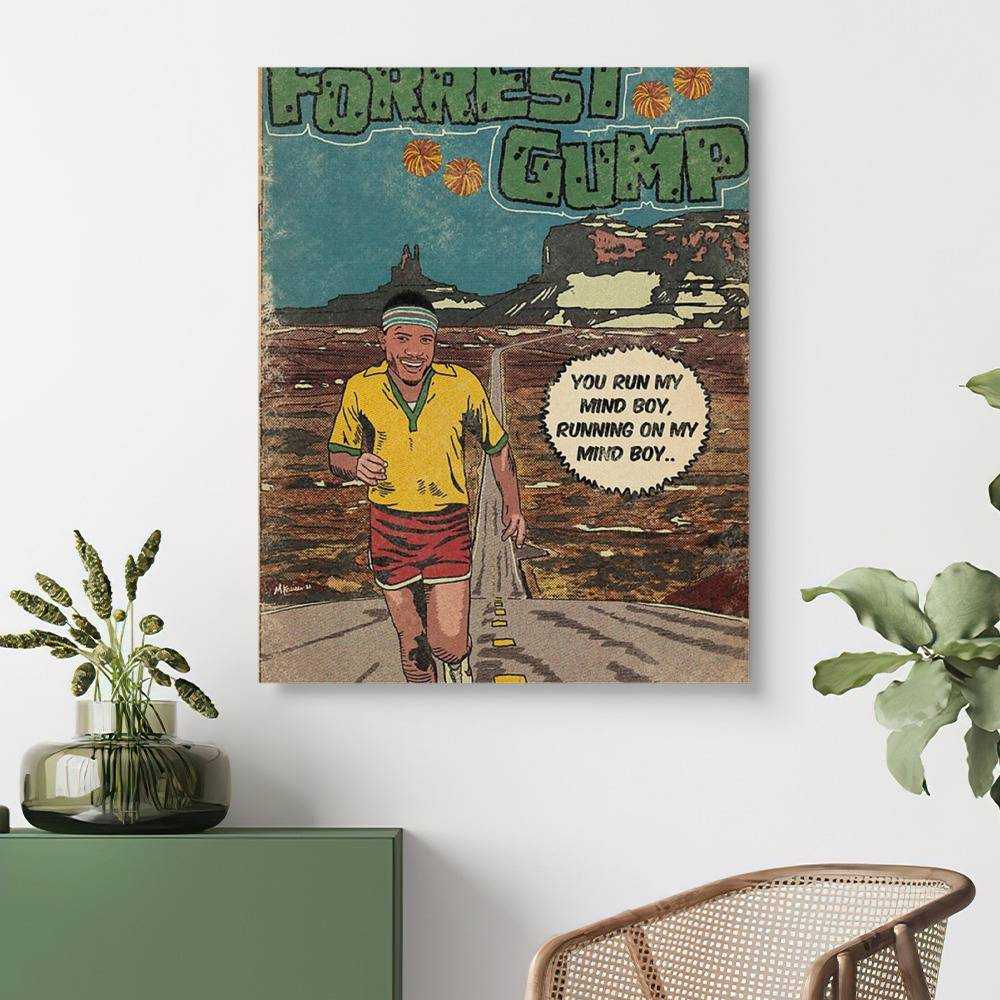 Frank Ocean Canvas Classic Celebrity Canvas Comic Book Parody by Frank Ocean Canvas