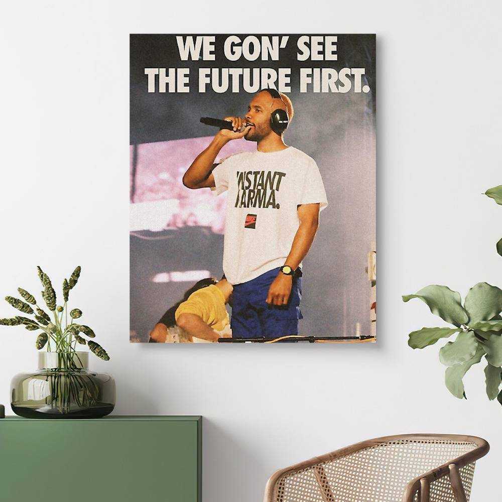 Frank Ocean Canvas Classic Celebrity Canvas We Gon See The Future First by Frank Ocean Canvas