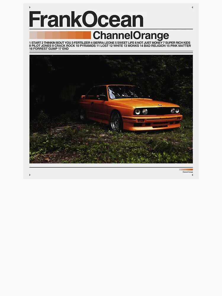 Orange Car Classic T-Shirt Frank Ocean T-shirt Tee Shirt Design#2
