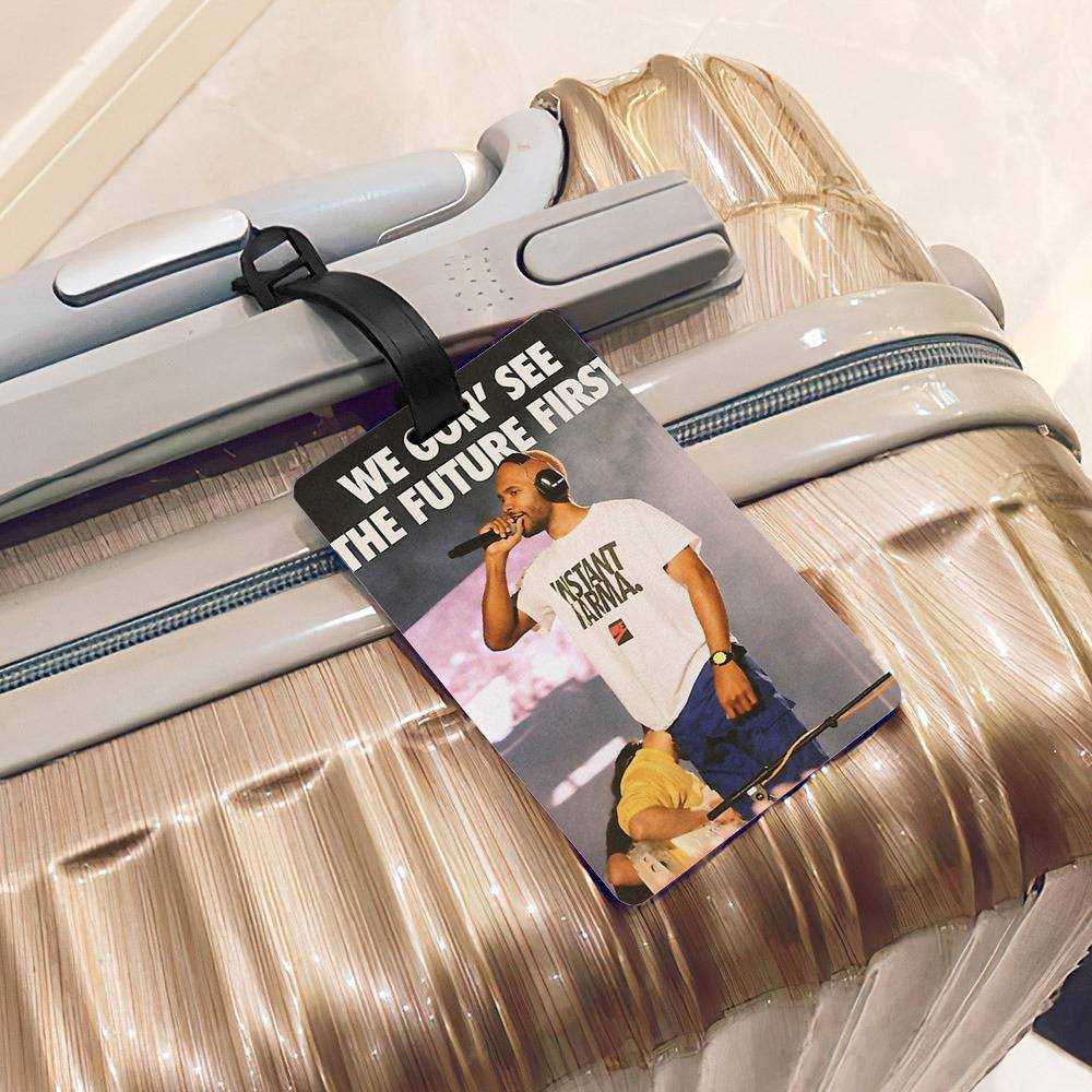 Frank Ocean Luggage Tag Classic Celebrity Luggage Tag We Gon See The Future First by Frank Ocean Luggage Tag
