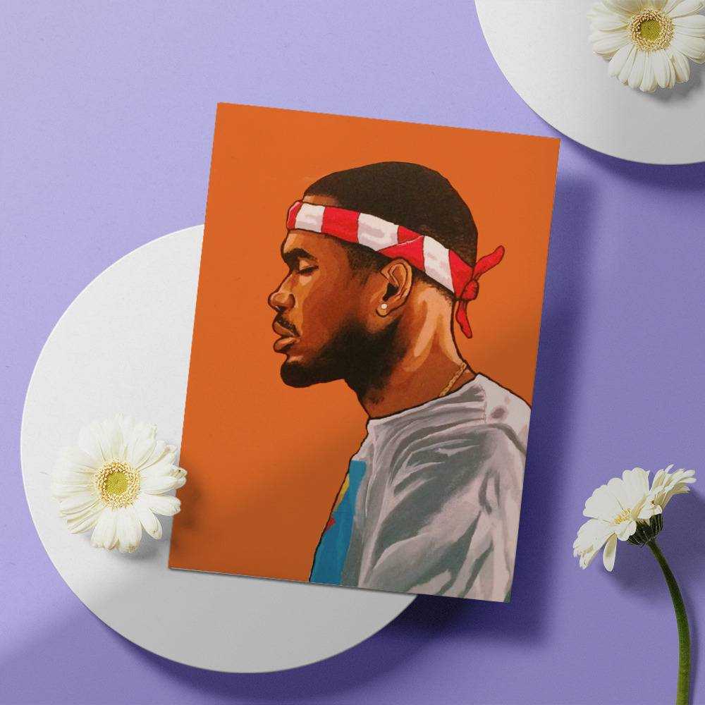 Frank Ocean Greeting Card Classic Celebrity Greeting Card Channel Orange Album Art by Frank Ocean Greeting Card