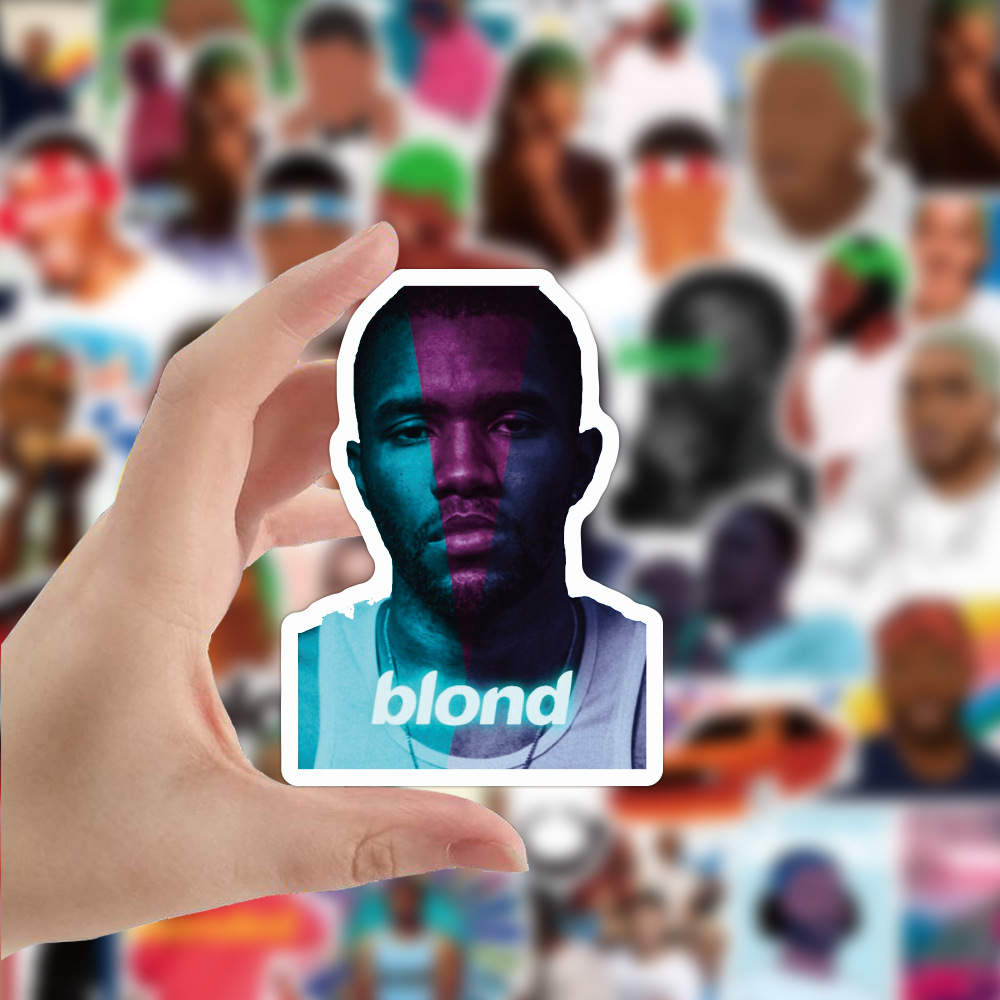 Frank Ocean Blonde Album Cover Sticker for Sale by Coolkinglou