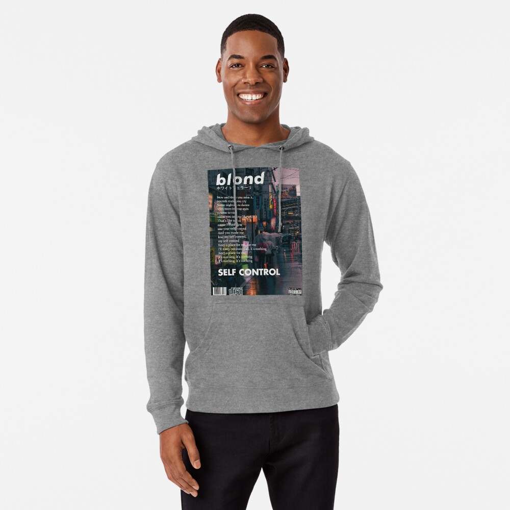 Frank Ocean Hoodie, Frank Ocean Blonde Self Control Hoodie Highest Quality Hoodie