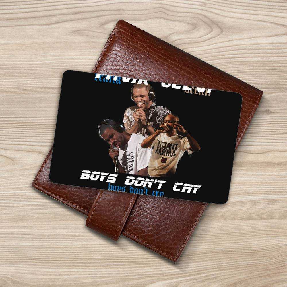 Frank Ocean Wallet Insert Card Classic Celebrity Wallet Insert Card Boys Don't Cry by Frank Ocean Wallet Insert Card