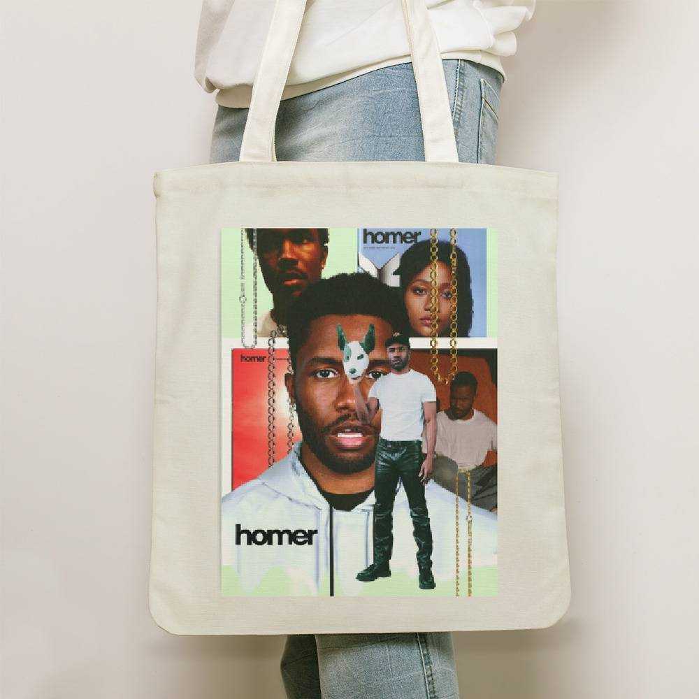 Frank Ocean Totebag Classic Celebrity Totebag Homer Collage Totebag