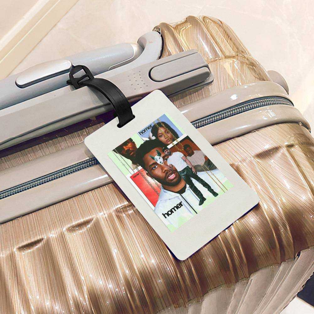Frank Ocean Luggage Tag Classic Celebrity Luggage Tag Homer Collage by Frank Ocean Luggage Tag