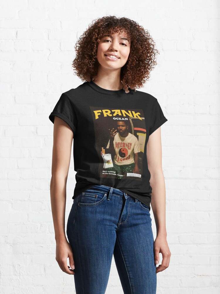 Black She Working Classic T-Shirt Frank Ocean T-shirt Tee Shirt Design#4