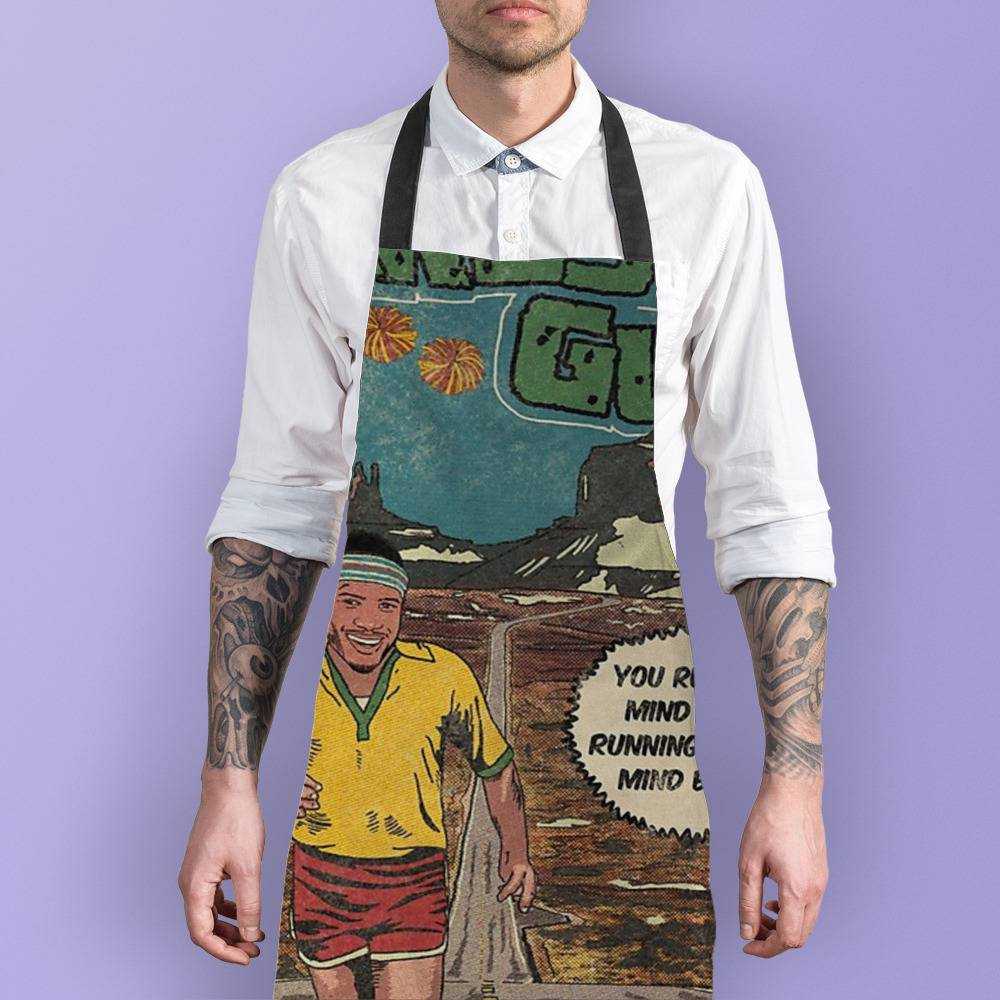 Frank Ocean Apron Comic Book Parody Apron
