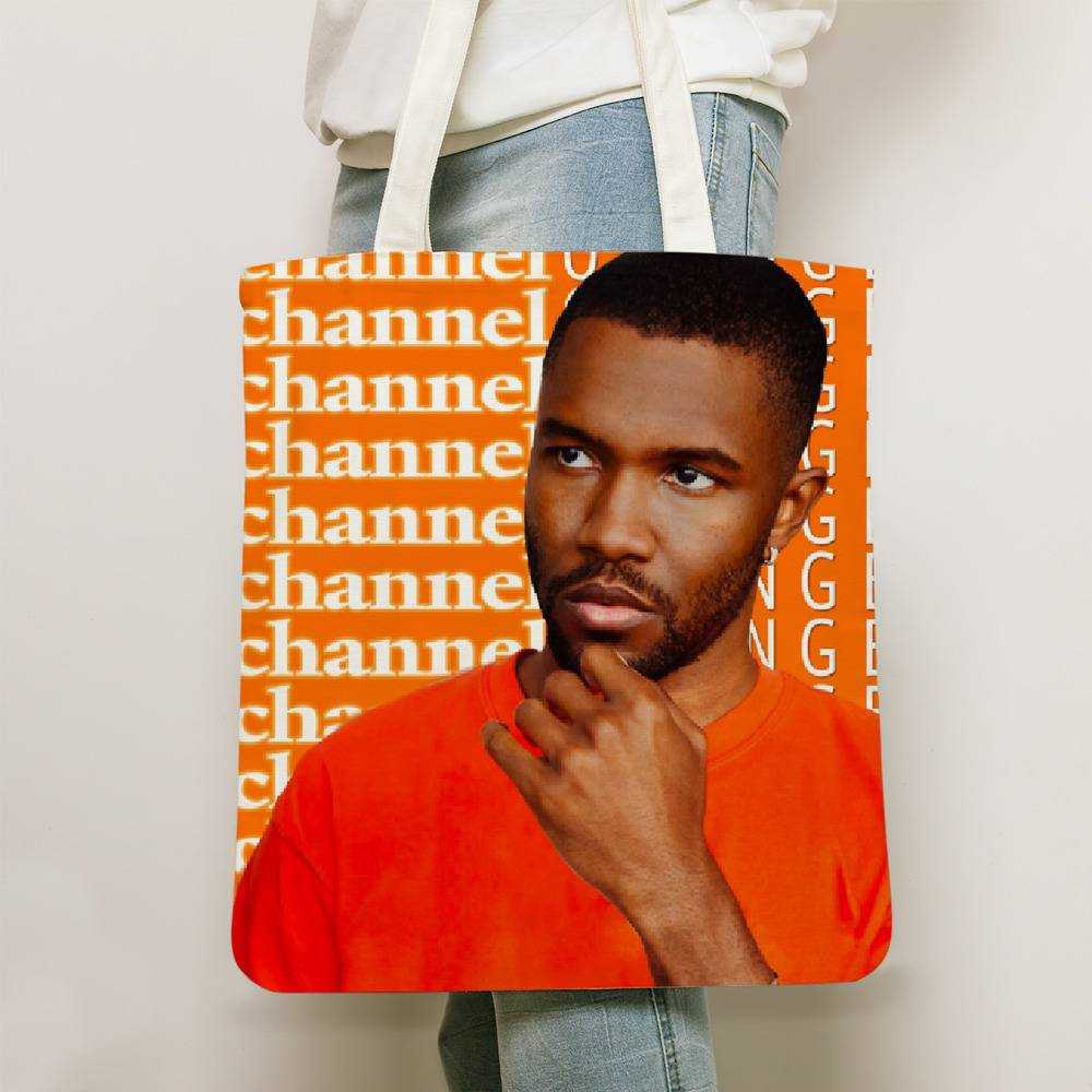 Frank Ocean Totebag Classic Celebrity Totebag Channel Orange Totebag