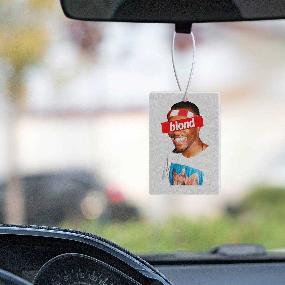 Frank Ocean Car Air Freshener Car Hanging Accessoires Gifts for Frank Ocean Fans Blond Blonde Endless Hip Hop Rap Air Freshener Blonded / Blonde / Blond