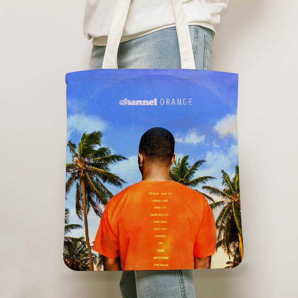 Frank Ocean Totebag Classic Celebrity Totebag Channel Orange Album Cover Totebag