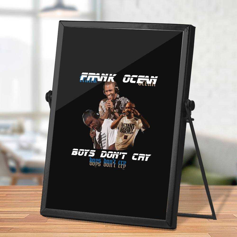Frank Ocean Plaque Classic Celebrity Plaque Boys Don't Cry by Frank Ocean Plaque with Black Frame