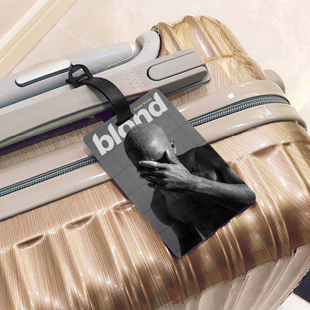 Frank Ocean Luggage Tag Classic Celebrity Luggage Tag Blonde by Frank Ocean Luggage Tag Blonded / Blonde / Blond