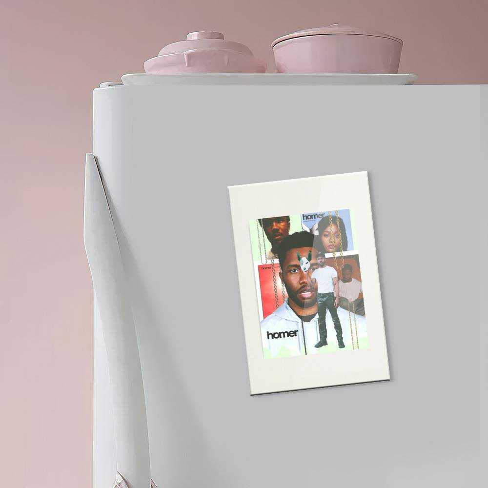 Frank Ocean Fridge Magnet Homer Collage Fridge Magnet