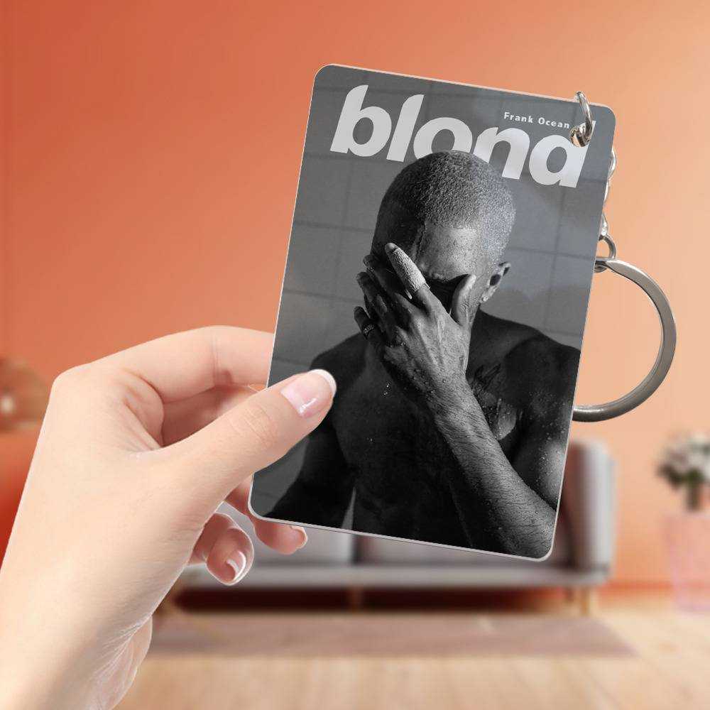Frank Ocean Keychain Classic Celebrity Keychain Blonde by Frank Ocean Keychain Blonded / Blonde / Blond