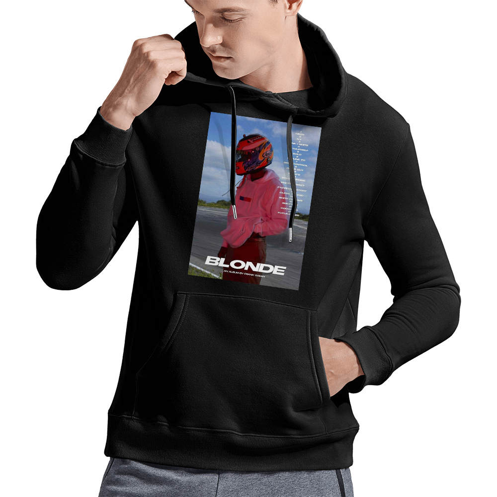 Frank Ocean Blonde Helmt Pullover Hoodie Frank Ocean Hoodie Gift for Fans Hoodies Blonded / Blonde / Blond Blond hoodie