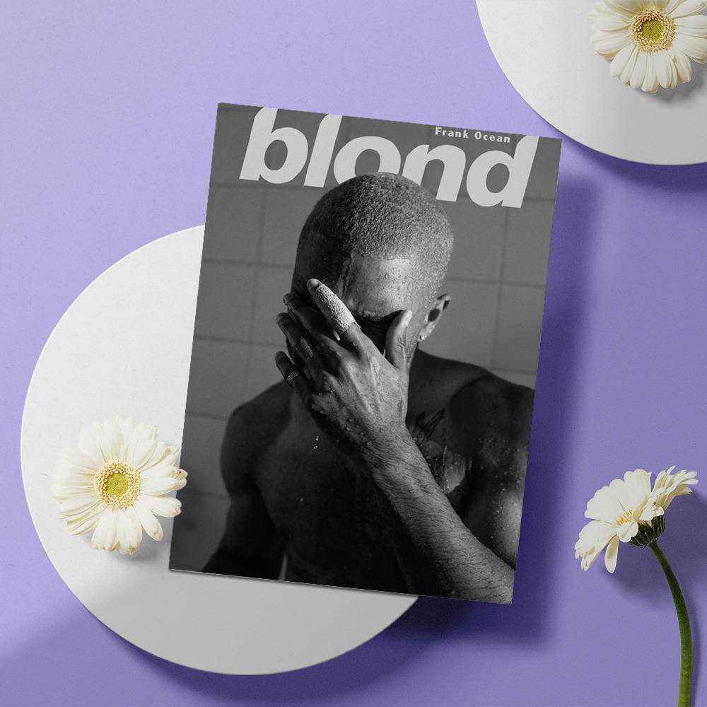 Frank Ocean Greeting Card Classic Celebrity Greeting Card Blonde by Frank Ocean Greeting Card Blonded / Blonde / Blond