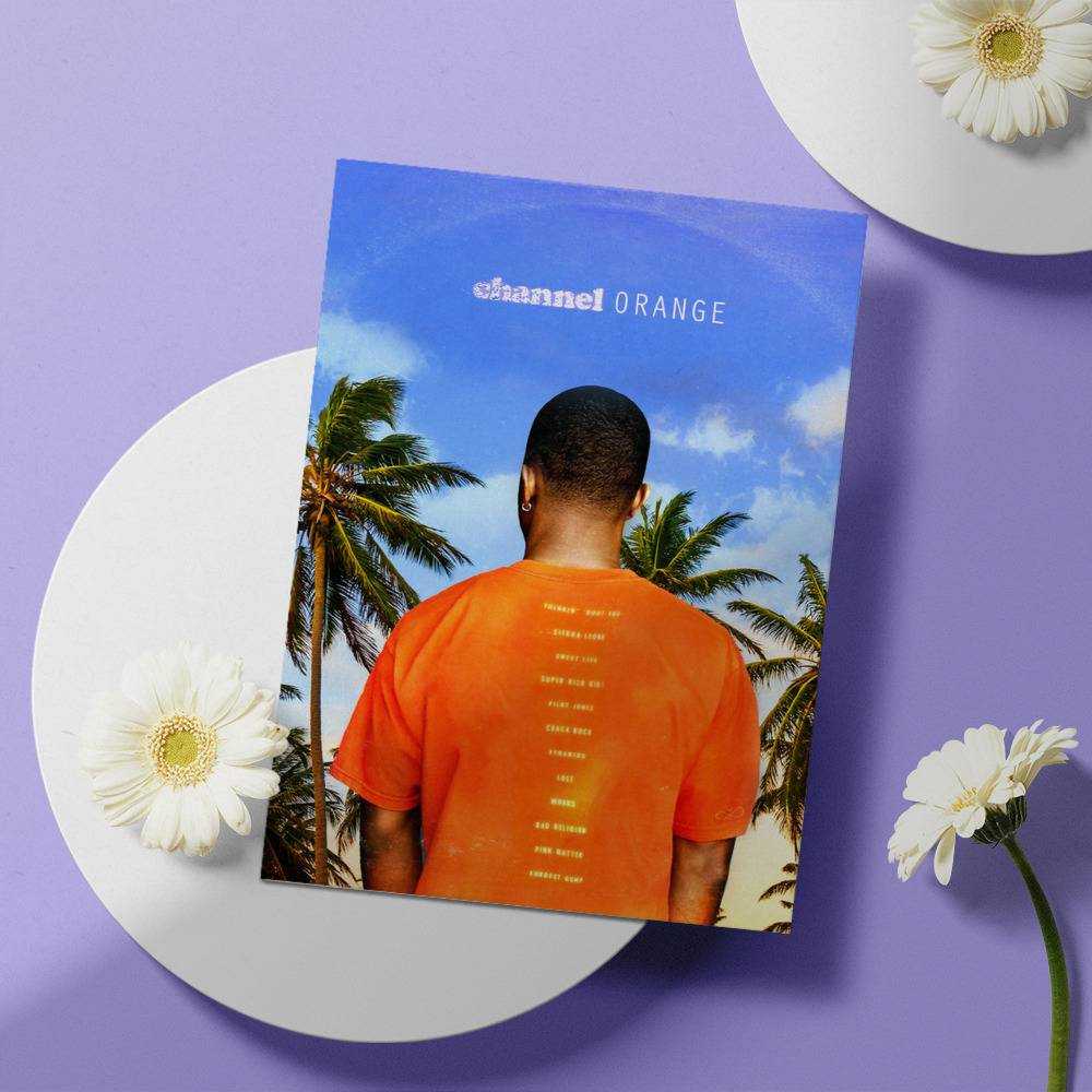 Frank Ocean Greeting Card Classic Celebrity Greeting Card Channel Orange Album Cover by Frank Ocean Greeting Card