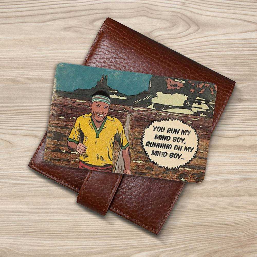 Frank Ocean Wallet Insert Card Classic Celebrity Wallet Insert Card Comic Book Parody by Frank Ocean Wallet Insert Card