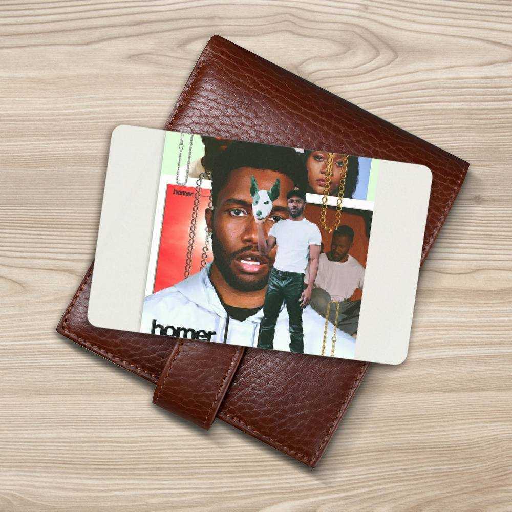 Frank Ocean Wallet Insert Card Classic Celebrity Wallet Insert Card Homer Collage by Frank Ocean Wallet Insert Card
