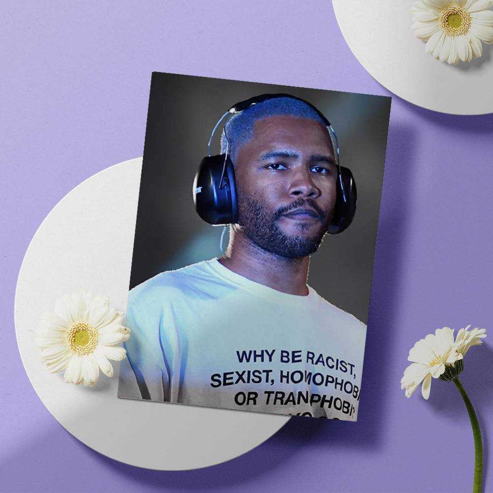 Frank Ocean Greeting Card Classic Celebrity Greeting Card New Song In My Room by Frank Ocean Greeting Card