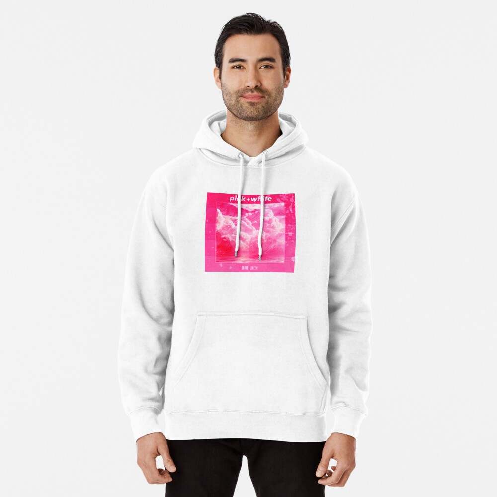 Pink & White Frank Ocean Blonde Pink and White Hoodie Frank Ocean Hoodie Gift for Fans Hoodies Blond hoodie