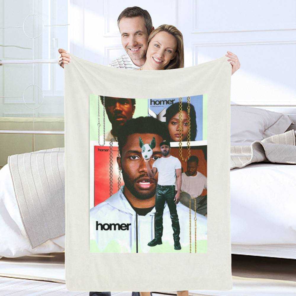 Frank Ocean Blanket Homer Collage Blanket