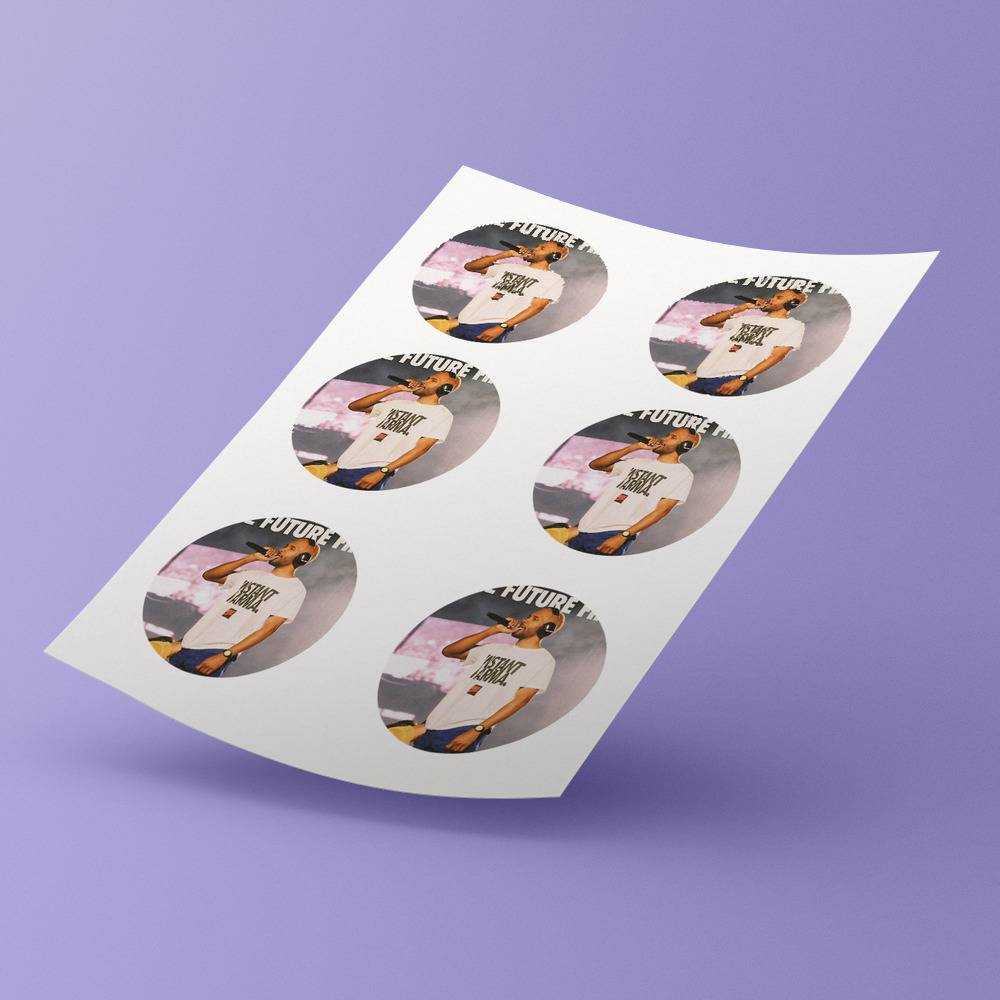 Frank Ocean round stickers decorative stickers gift for fans We Gon See The Future First