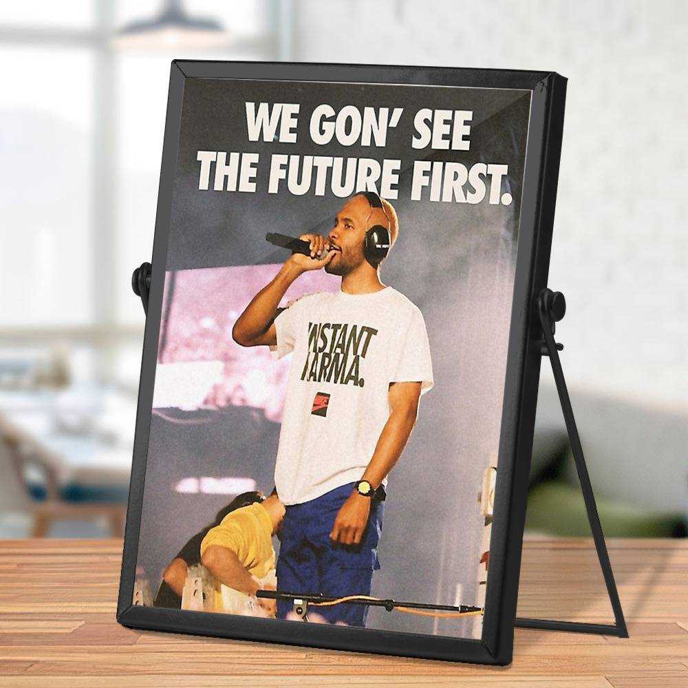Frank Ocean Plaque Classic Celebrity Plaque We Gon See The Future First by Frank Ocean Plaque with Black Frame