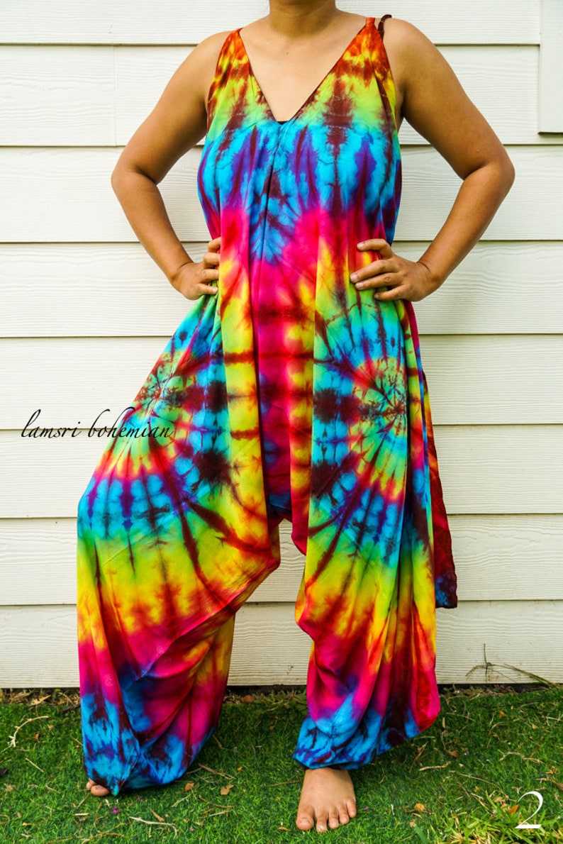 Tie dye best sale rompers and jumpsuits