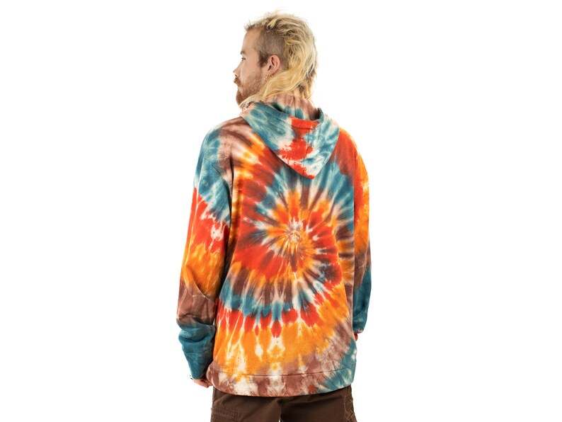 Tie dye sequin hoodie hot sale