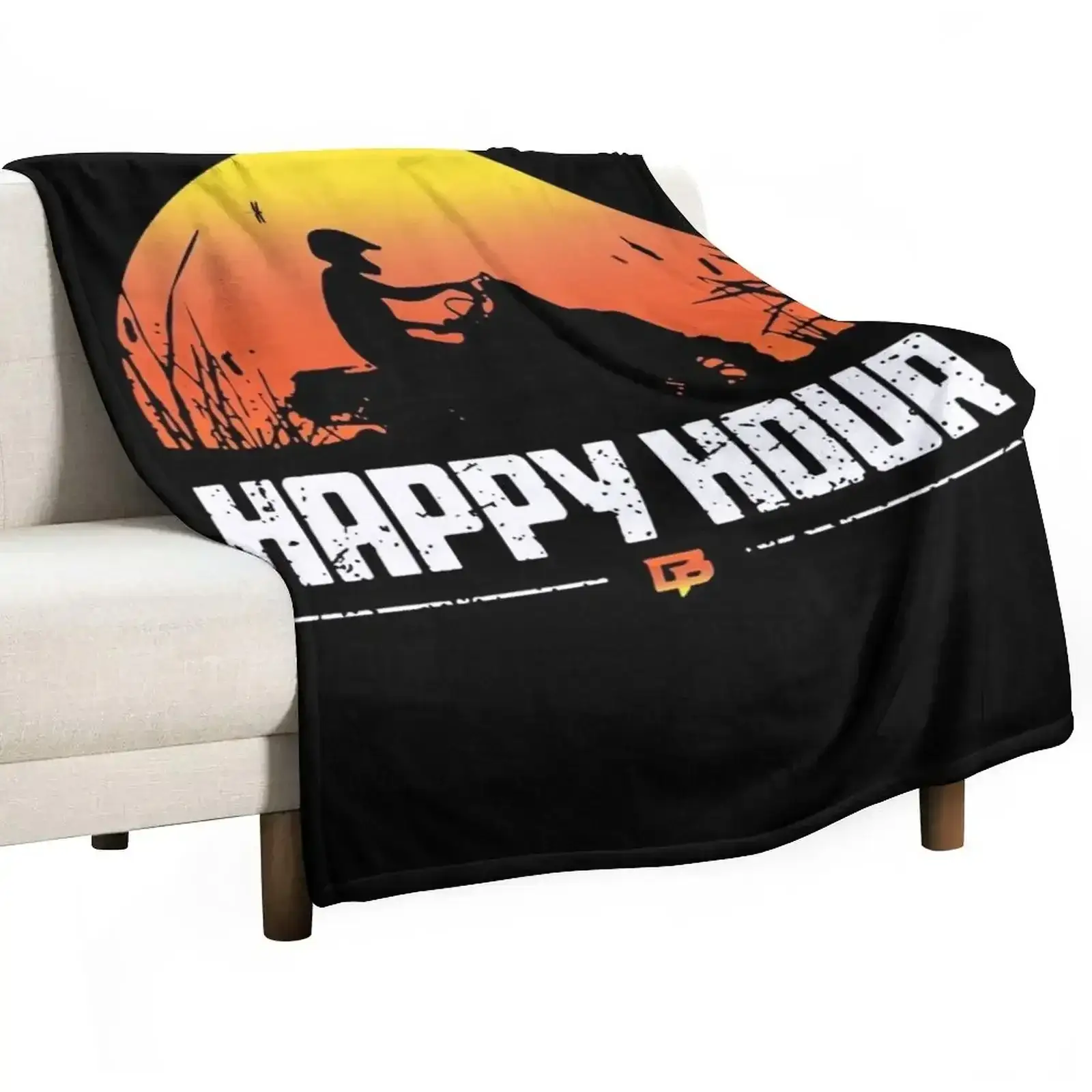 Happy Hour Sunset Braydon Price Throw Blanket