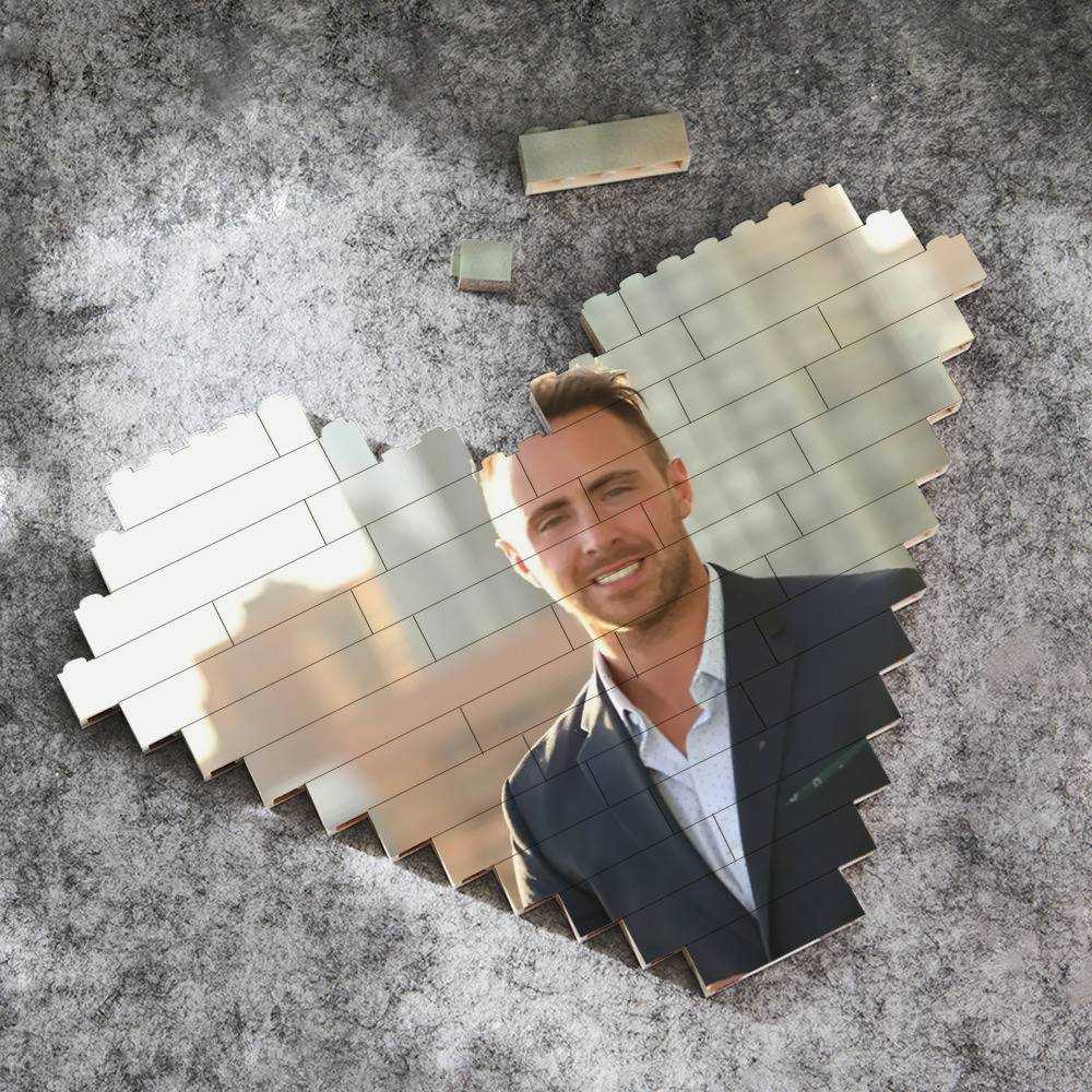 Braydon Price Merch Heart Shape Building Blocks Gift for Fans Excellent Creator Building Blocks