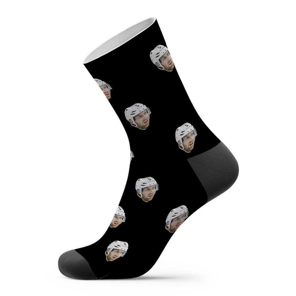 Braydon Price Socks Custom Photo Socks Plain Black Socks