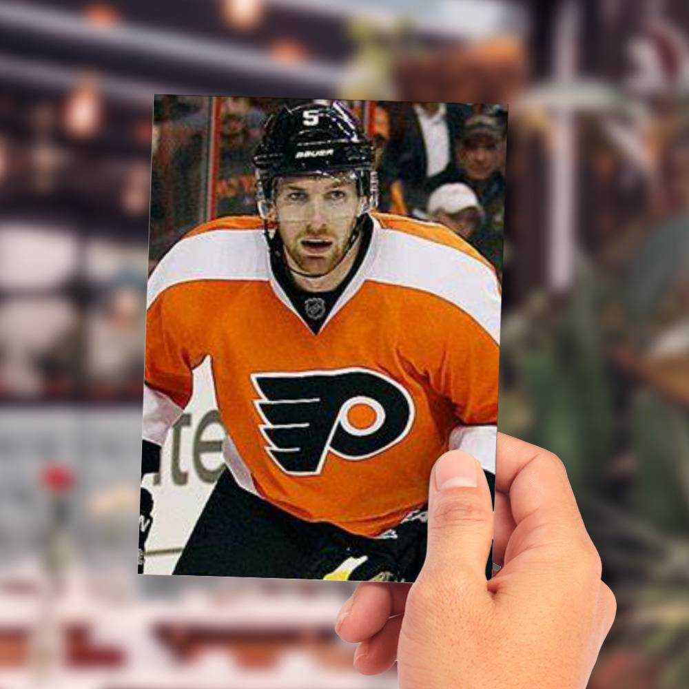 Braydon Price Greeting Card Classic Celebrity Greeting Card Ice Hockey by Braydon Price Greeting Card