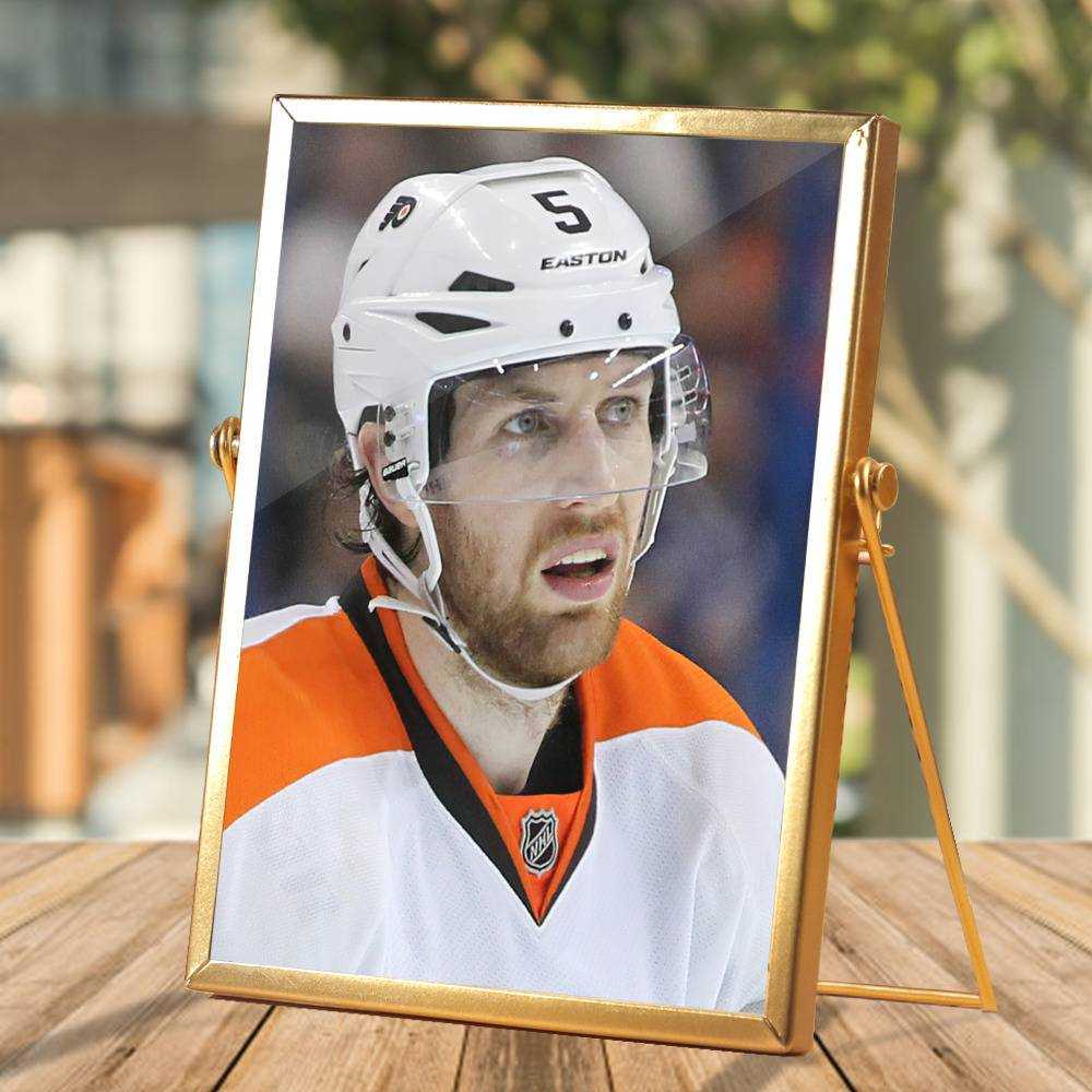 Braydon Price Plaque Classic Celebrity Plaque Ice Hockey Uniform by Braydon Price Plaque with Golden Frame