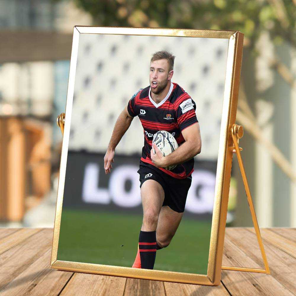 Braydon Price Plaque Classic Celebrity Plaque Rugby Sport by Braydon Price Plaque with Golden Frame