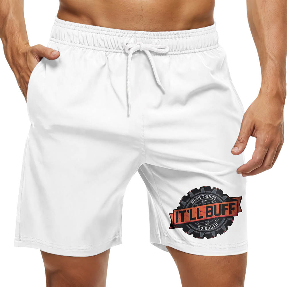 Braydon Price Merch It'll Buff Orange Logo Shorts Beach Shorts, Braydon Price Shorts