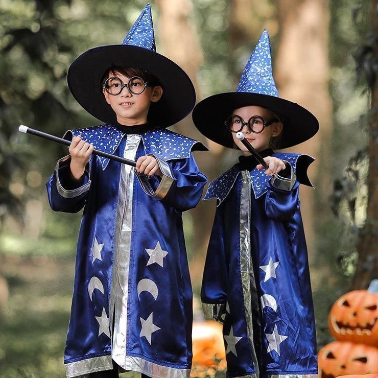 Adulte Magic Wizard Sorcier Sorcier Warlock Costume Magicien Cosplay Pour  Hommes Halloween Pourim Party Costumes Déguisements