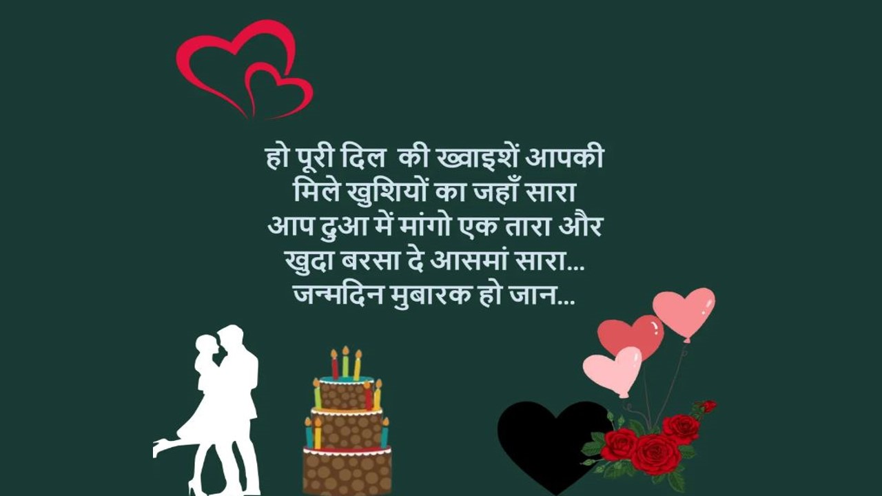 Happy birthday wishes for lover in Marathi