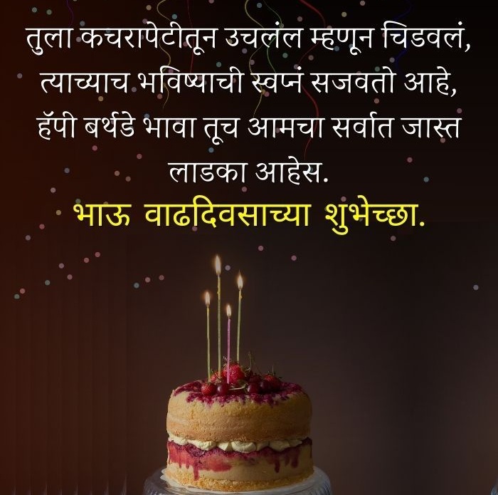 happy birthday wishes brother in marathi，happy birthday wishes brother marathi