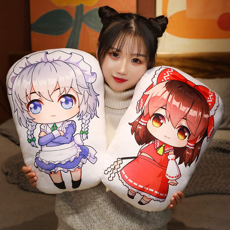 Touhou Project Anime Throw Pillow, Fumo Plush Fun Toy for Kids