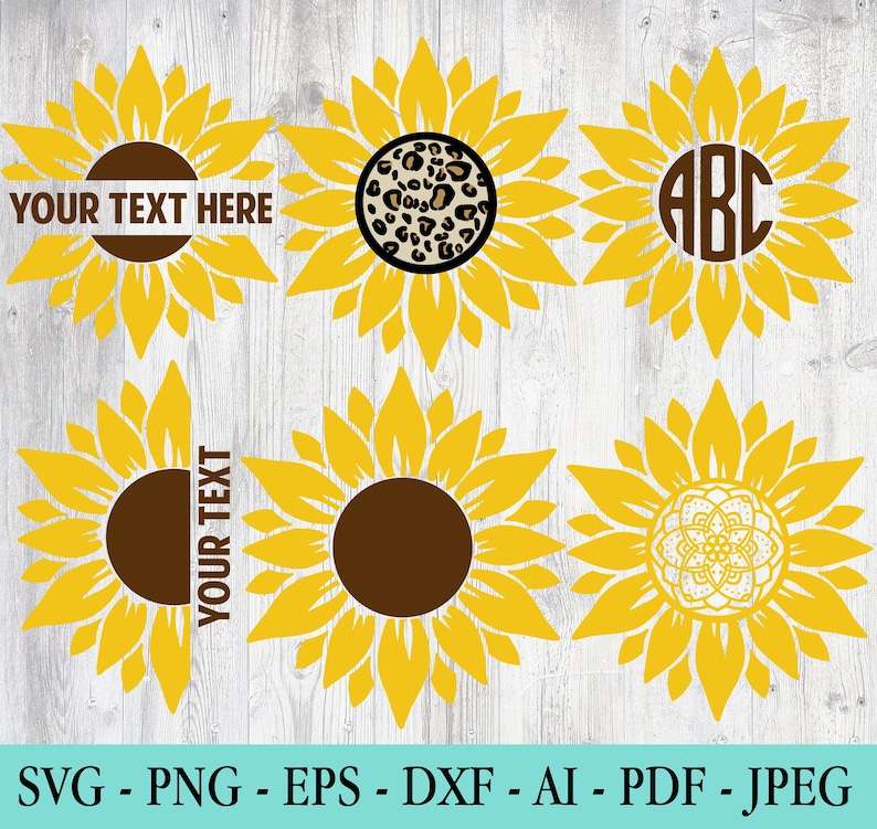 Sunflower Svg Bundle, Sunflower Svg, Flower Svg, Digital Download#2