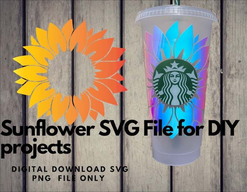 Sunflower Svg Png for DIY Projects, Sunflower Svg, Digital Download#3