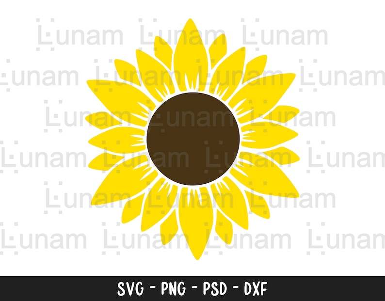 Sunflower Svg Free, Flowers Svg, Digital Download#1