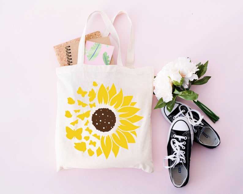 Sunflower Svg, Flower Svg, Sunflower Butterfly Svg, Digital Download#6