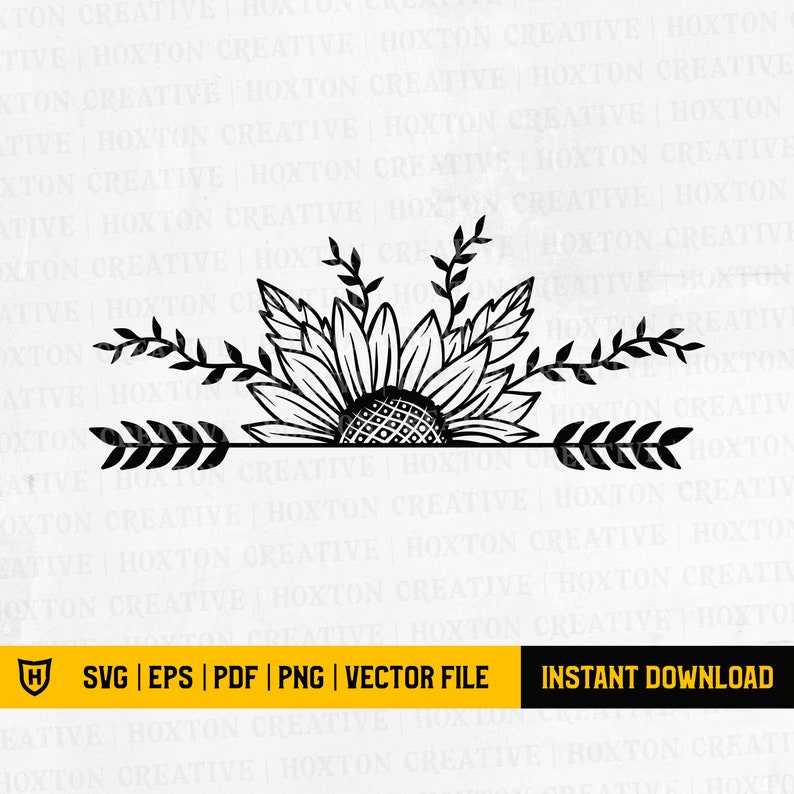 Sunflower Svg File Free Perfect for Crafting & Design Projects