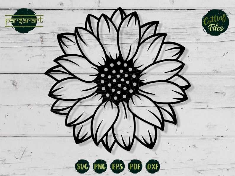 Sunflower Svg Free, Floral Svg, Sunflower Clipart, Digital Download#2
