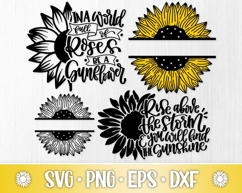 Download Sunflower Svg Bundle Designs For Your Craft Projects ...