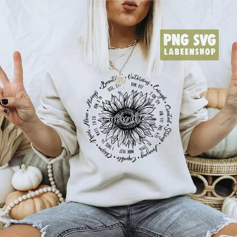 You are Sunflower Inspiration Svg Perfect for Crafting & Design Projects